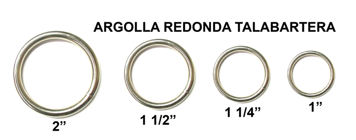 ARGOLLA REDONDA TALABARTERA (Galvanizada)
